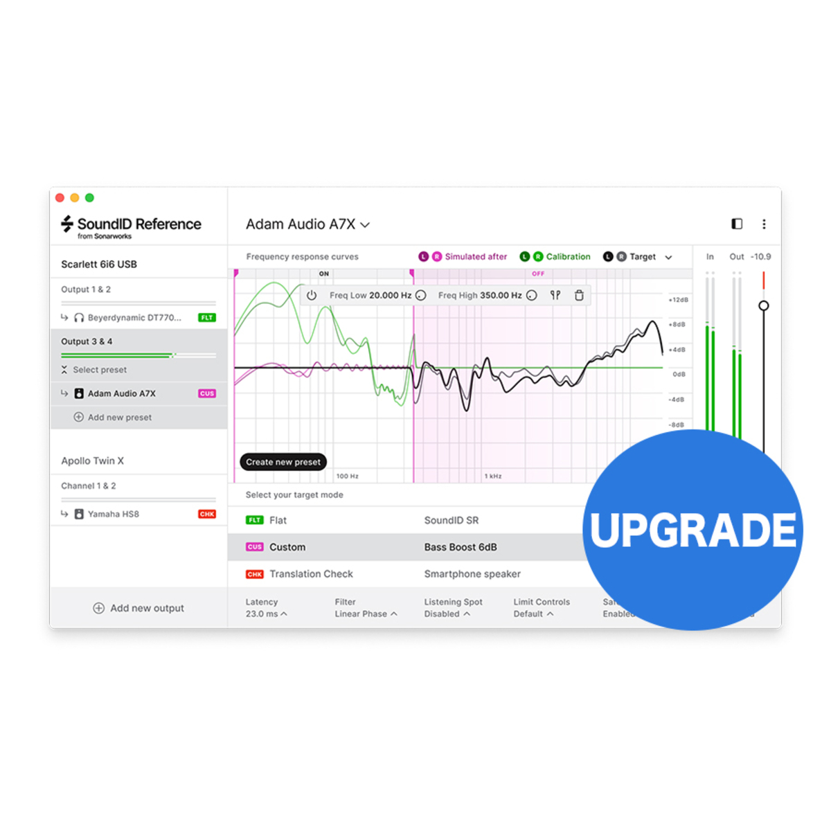 Upgrade from SoundID Reference Headphone to Speakers & Headphones (key only)