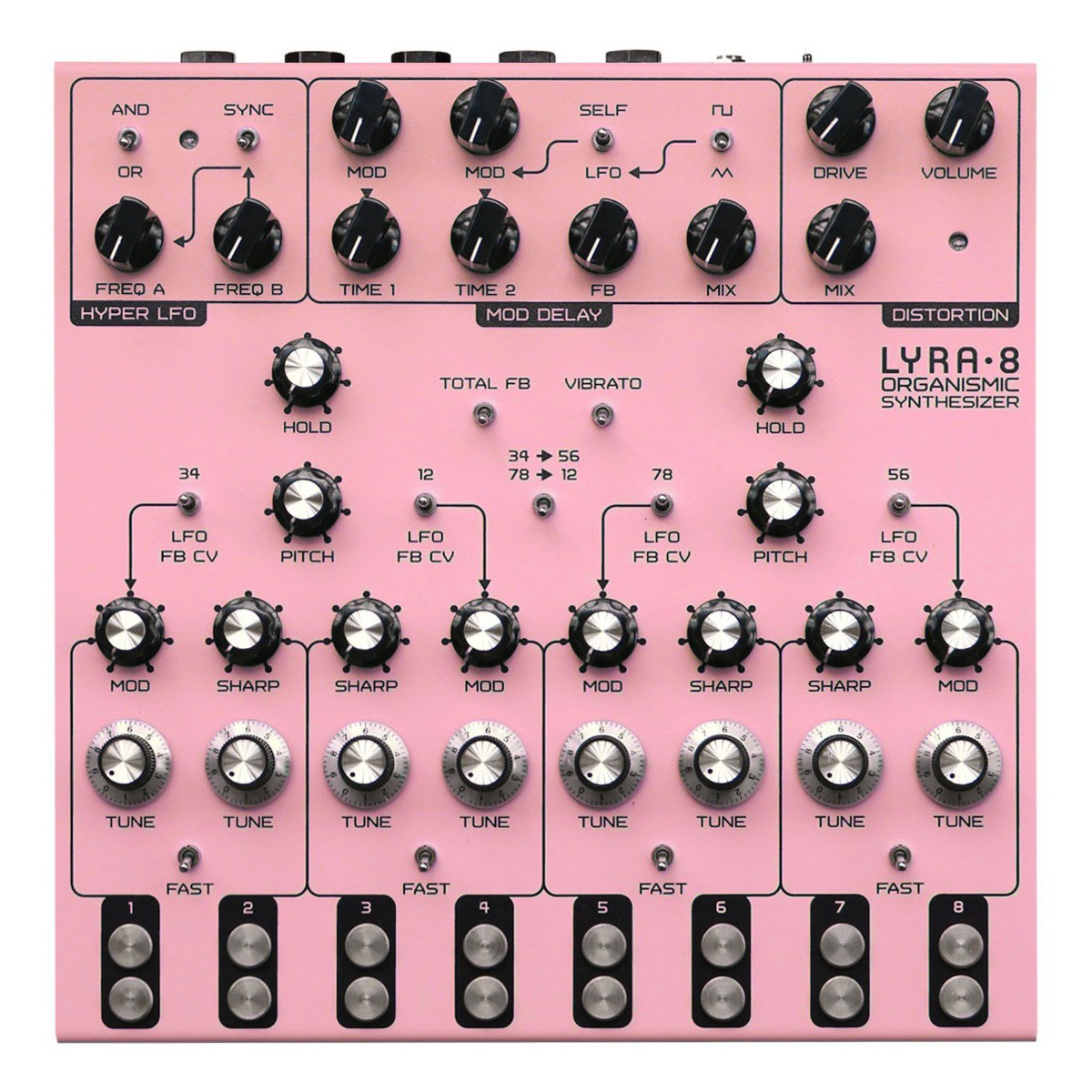 Lyra-8 FX Black | Rock oN Line eStore