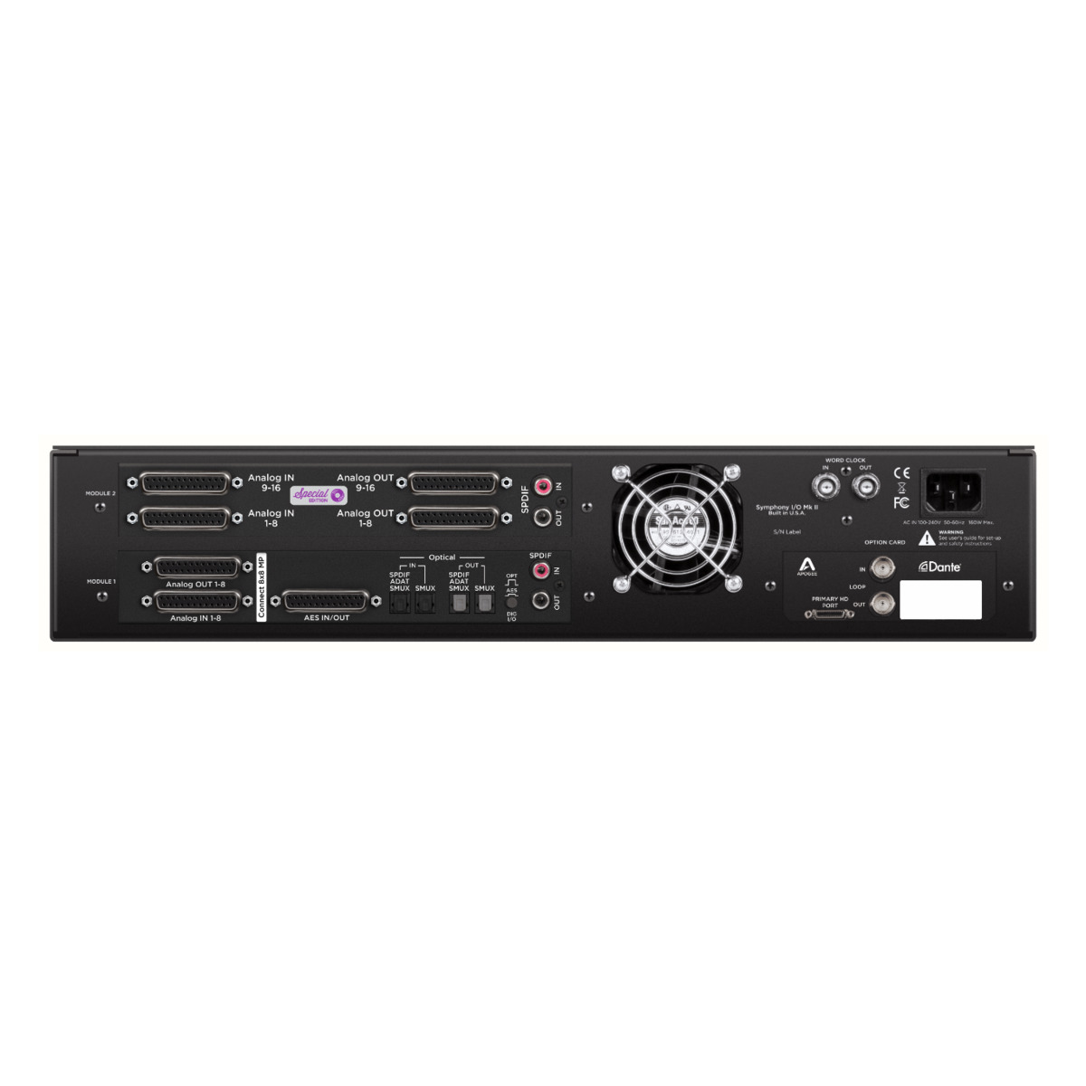 Symphony I/O MKII Pro Tools HDX (Dante Upgradable)  Connect8 + 16x16SE