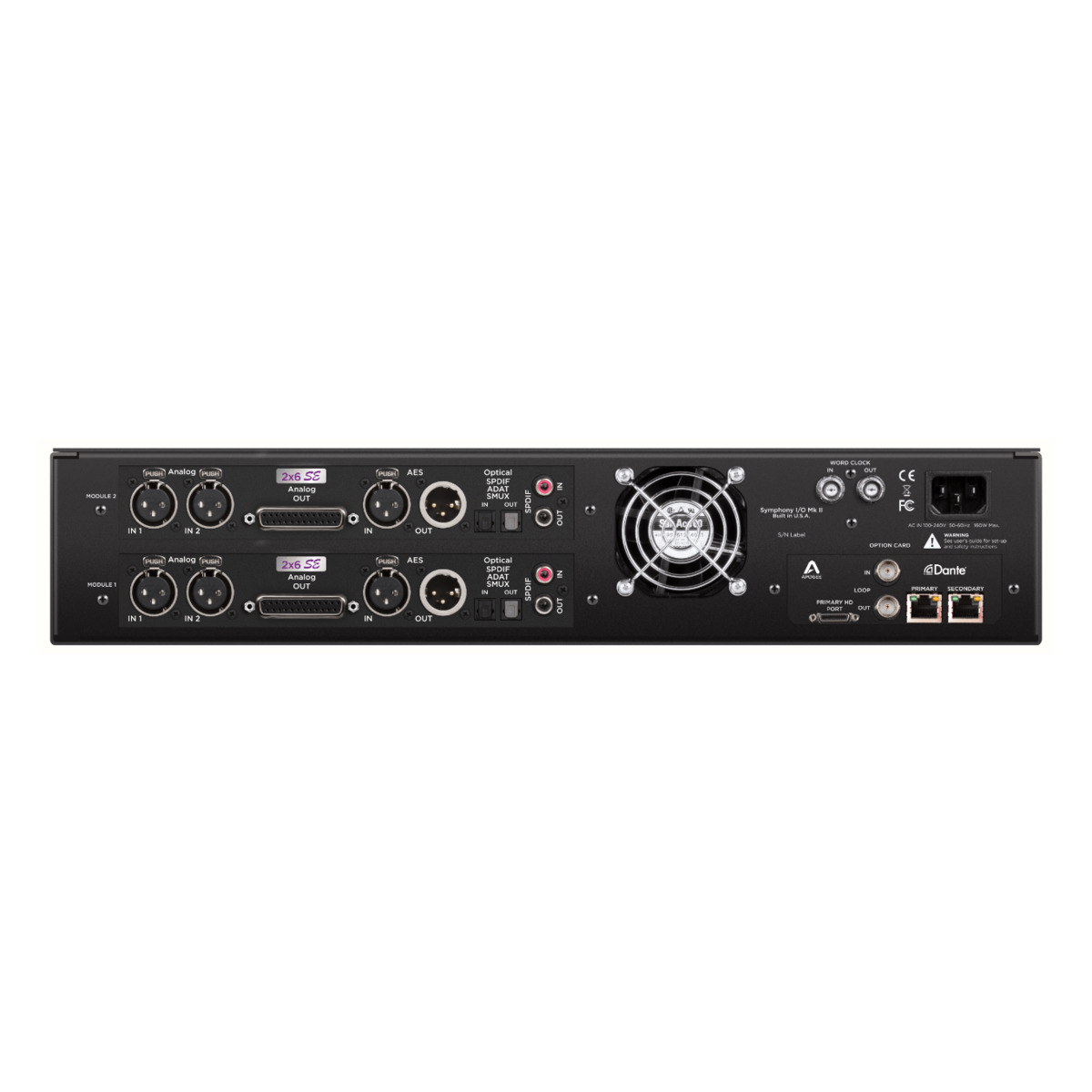 Symphony I/O MKII Dante & Pro Tools HDX 2 - 2X6SE