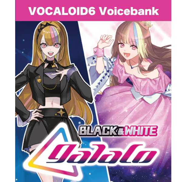 VOCALOID6 Voicebank galaco BLACK&WHITE