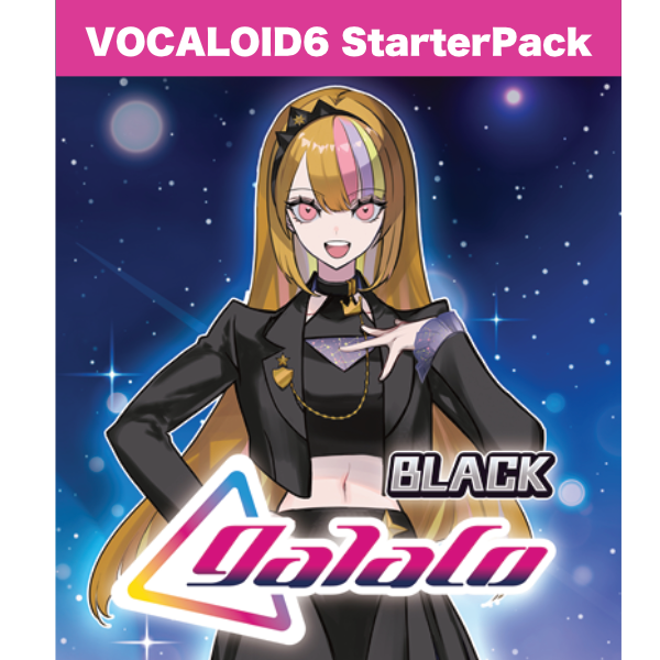 VOCALOID6 Starter Pack galaco BLACK