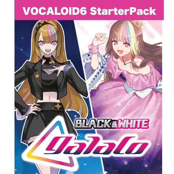 VOCALOID6 Starter Pack galaco BLACK&WHITE
