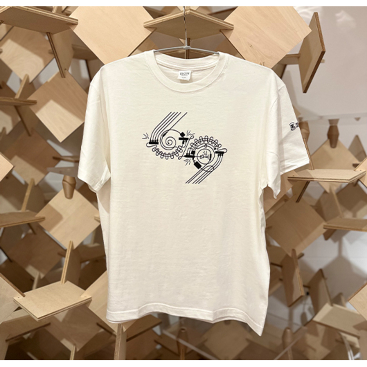 Rock oN Tシャツ ナチュラル XLサイズ
