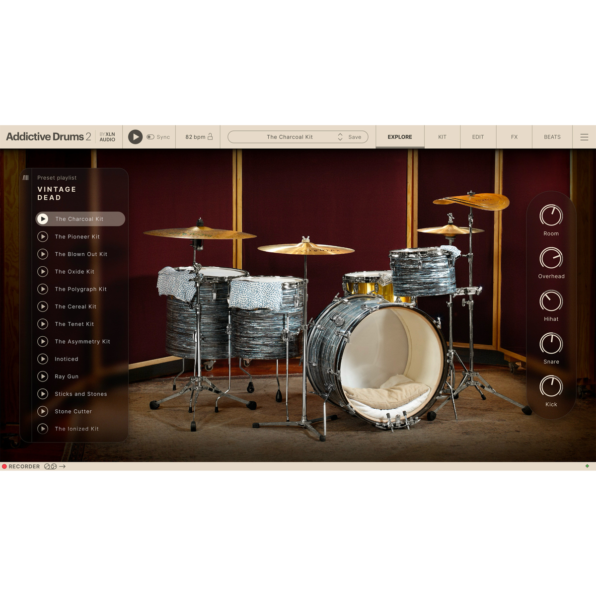 Addictive Drums 2: Dead & Dry Collection