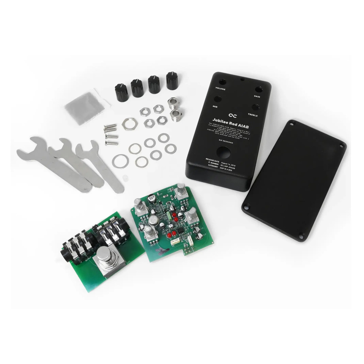 LWP Series Jubilee Red AIAB Solder Free Pedal Kit