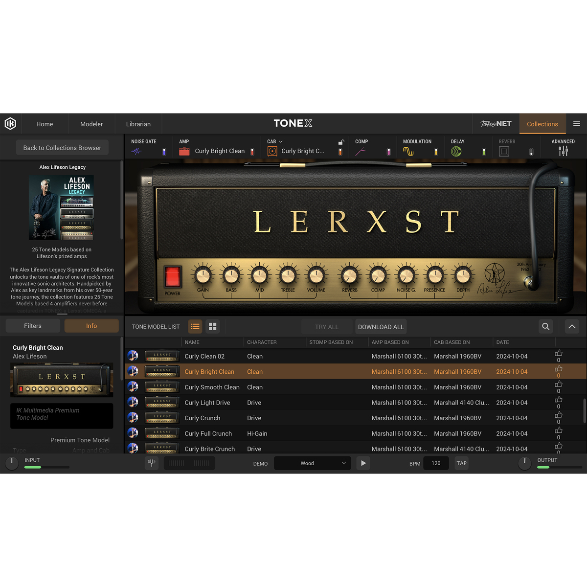 TONEX Alex Lifeson Legacy