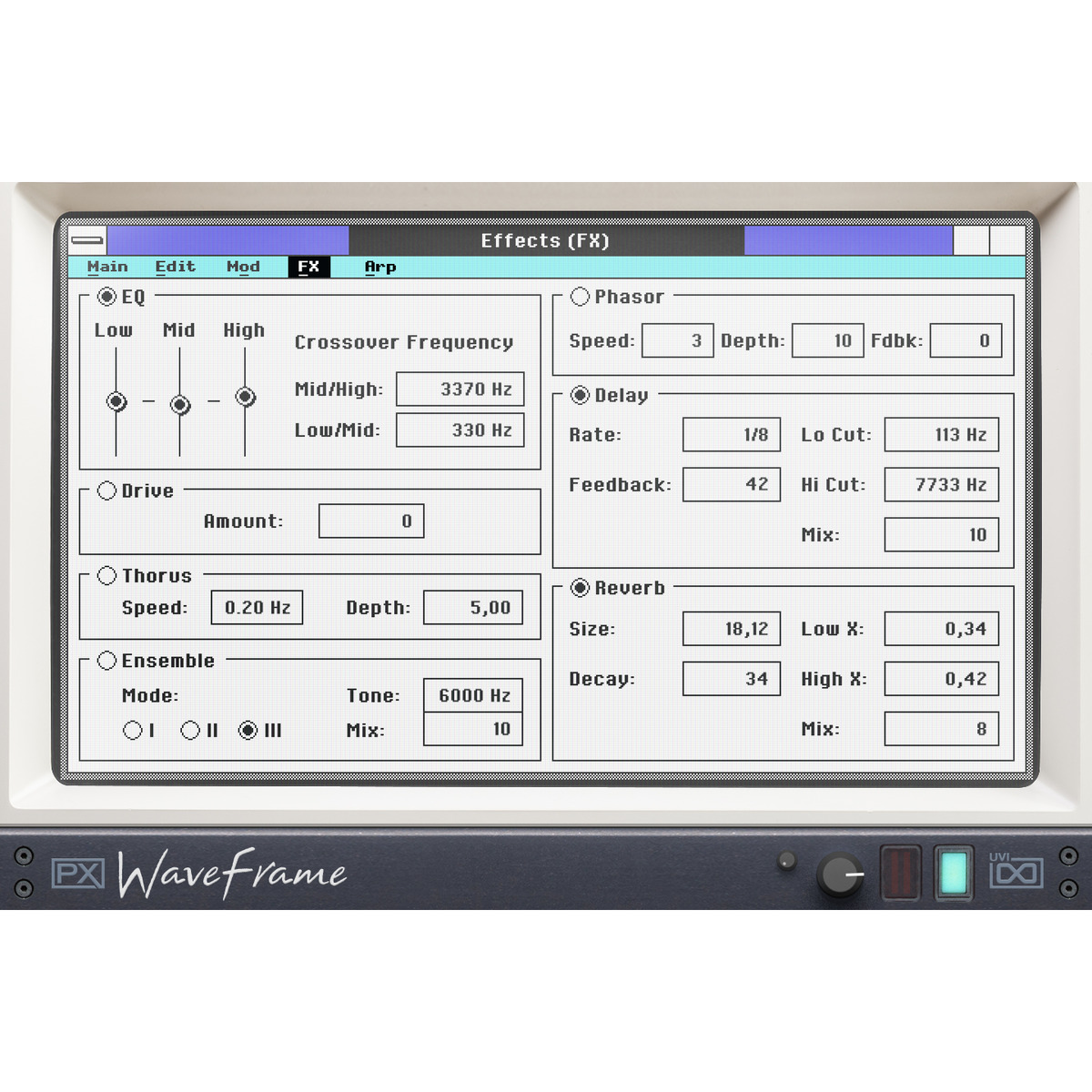 PX WaveFrame