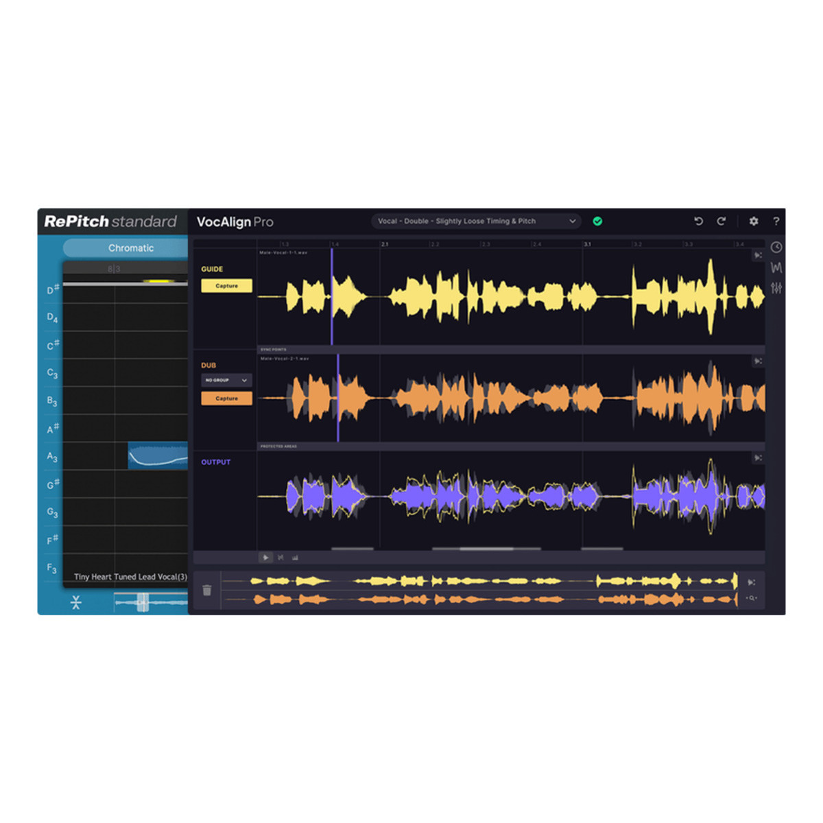 RePitch Standard and VocAlign Pro Bundle