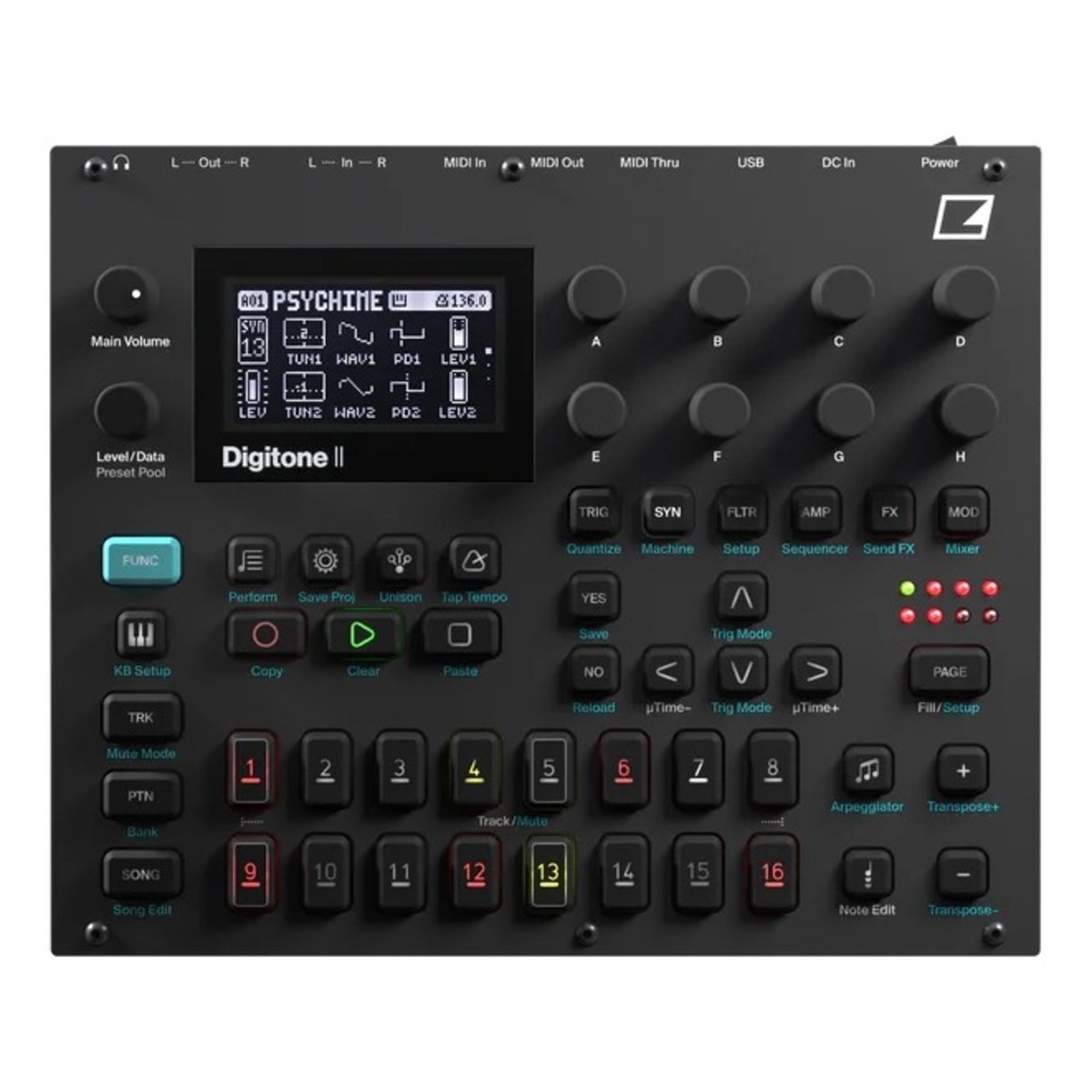 Digitone II 箱ダメージ品