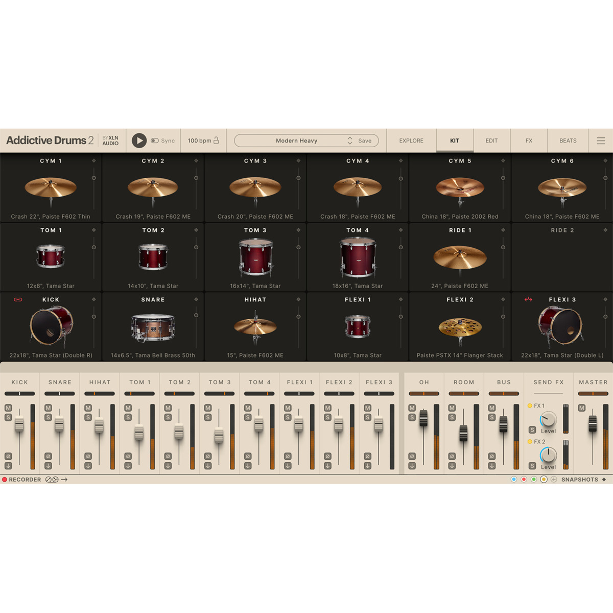 Addictive Drums 2 : Metal & Heavy Collection