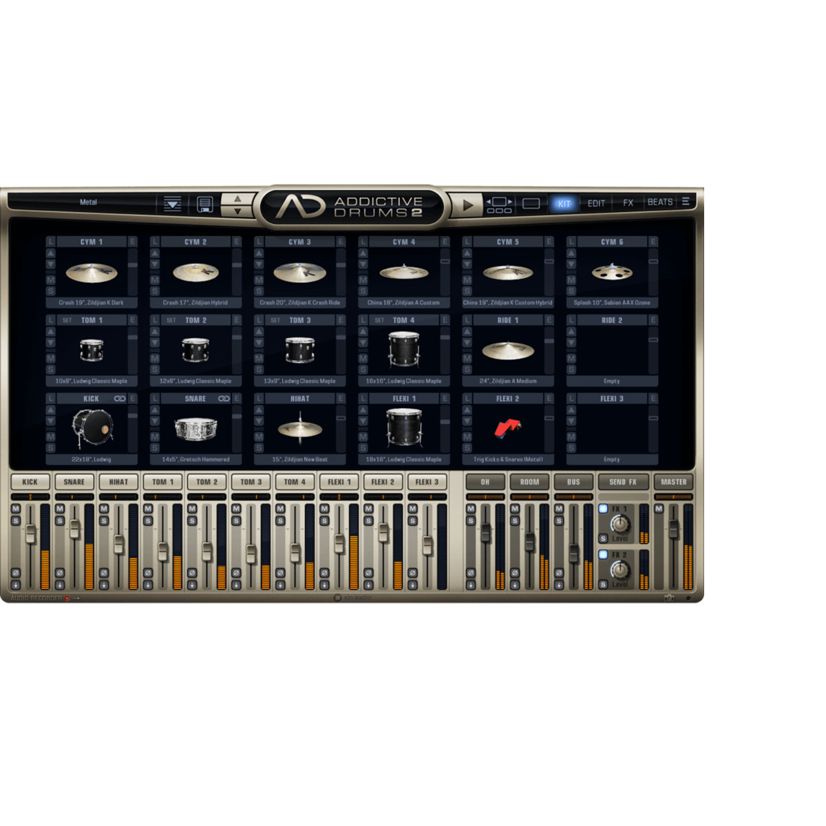 Addictive Drums 2 : Metal & Heavy Collection