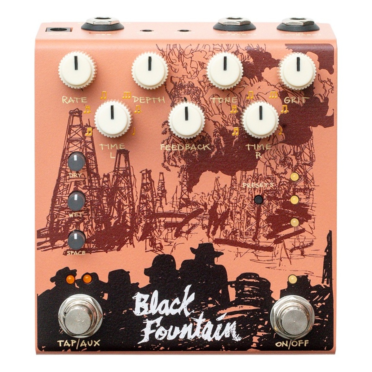 Black Fountain Stereo(Terracotta)