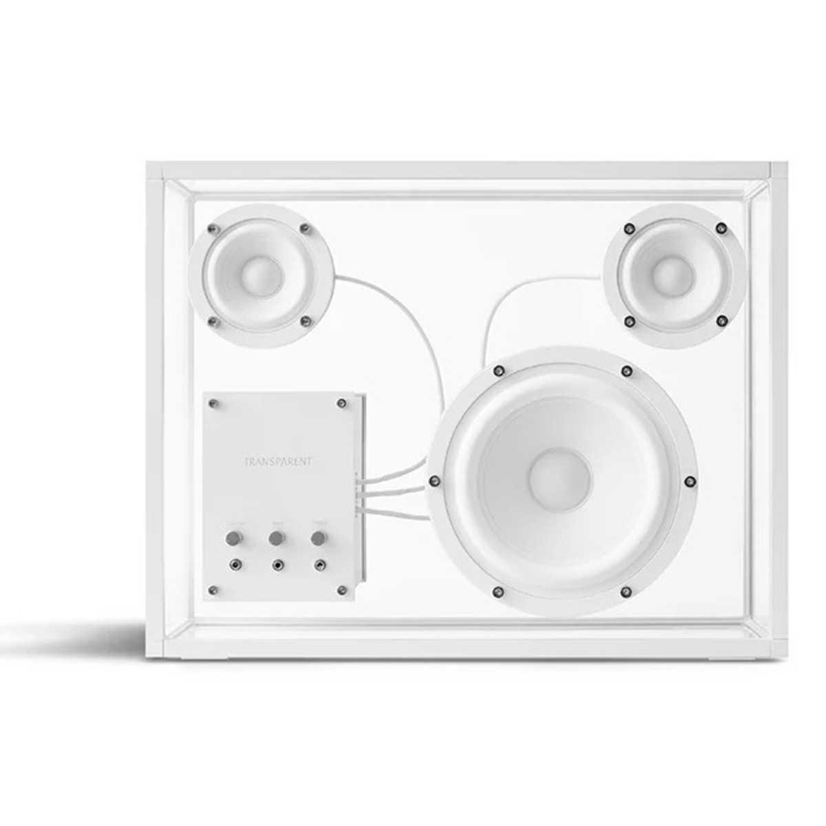 Transparent Speaker White White
