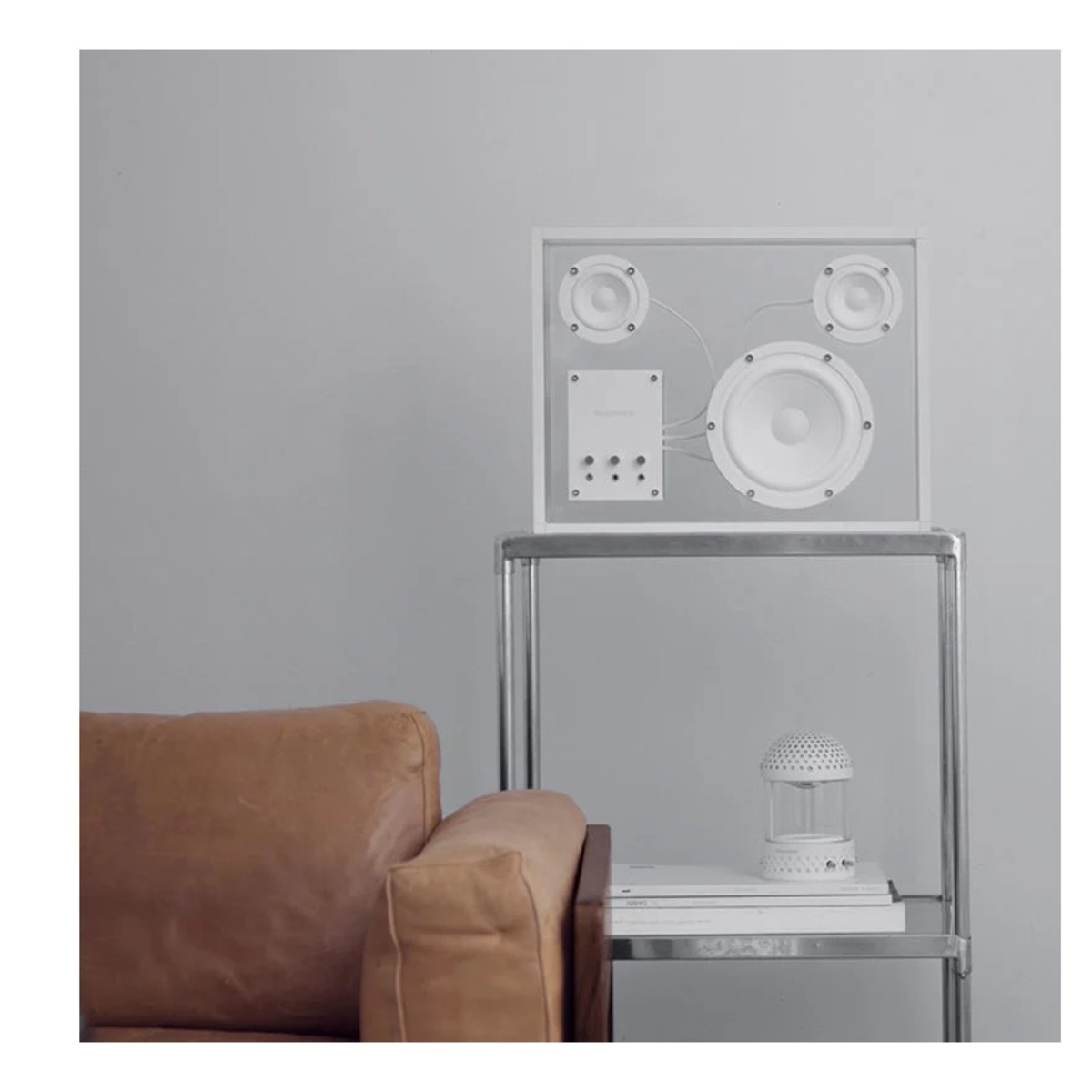 Transparent Speaker White White