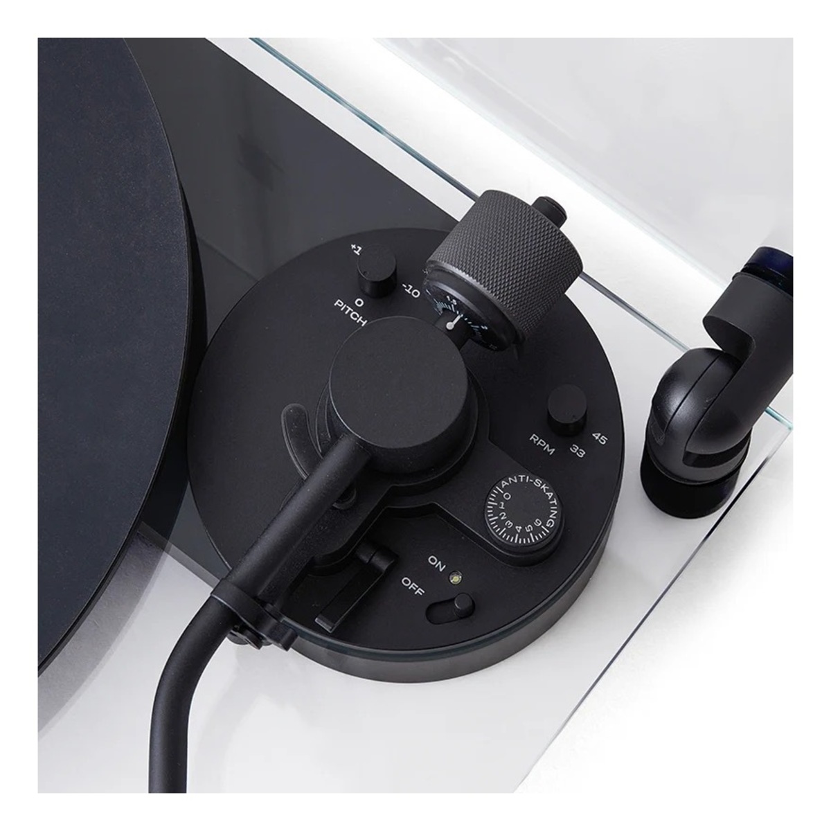 Transparent Turntable Black