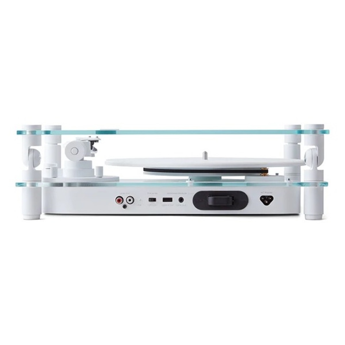 Transparent Turntable White
