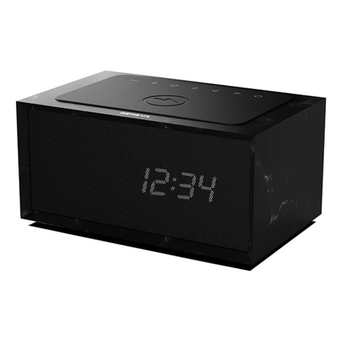 Geneva Time Digital Black Marble