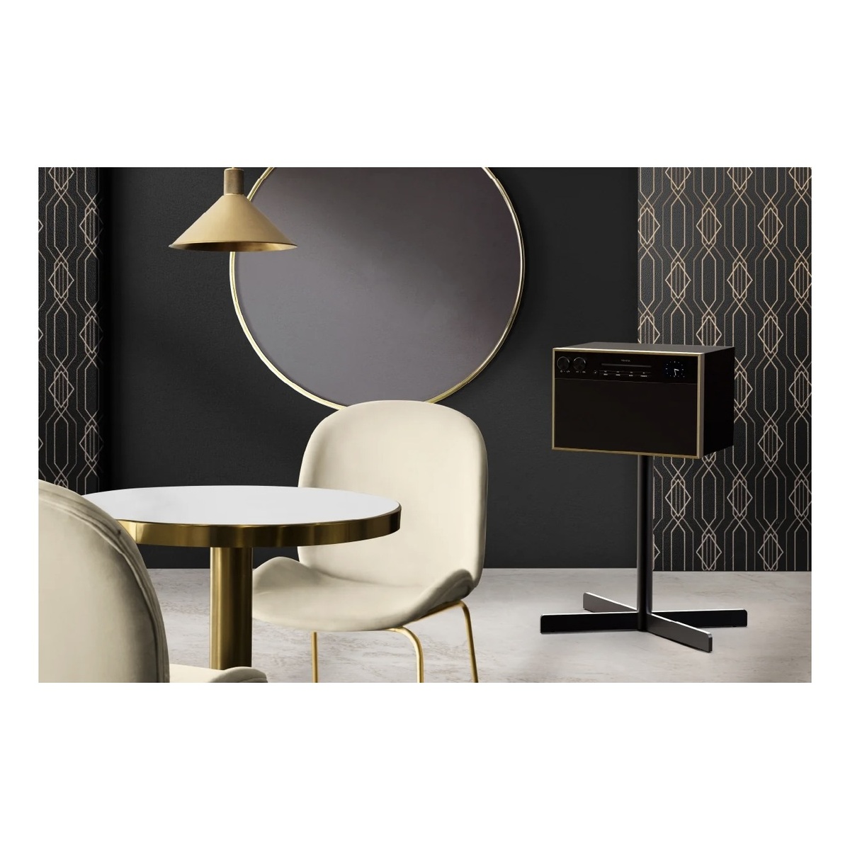 Decon M Floor Stand Black