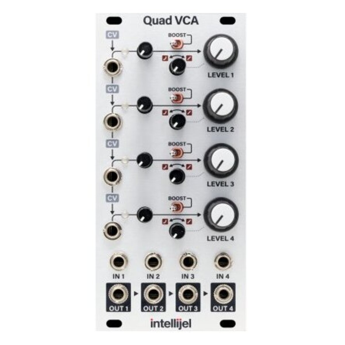 Quad VCA 3U