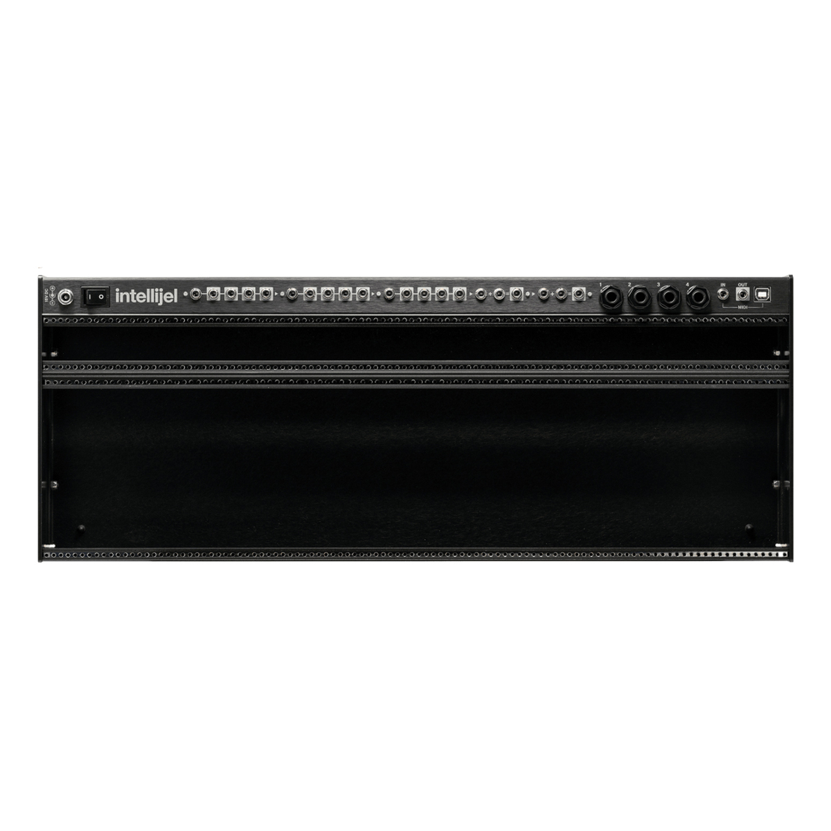 Palette 4U x 104HP Black (Stealth) powered case