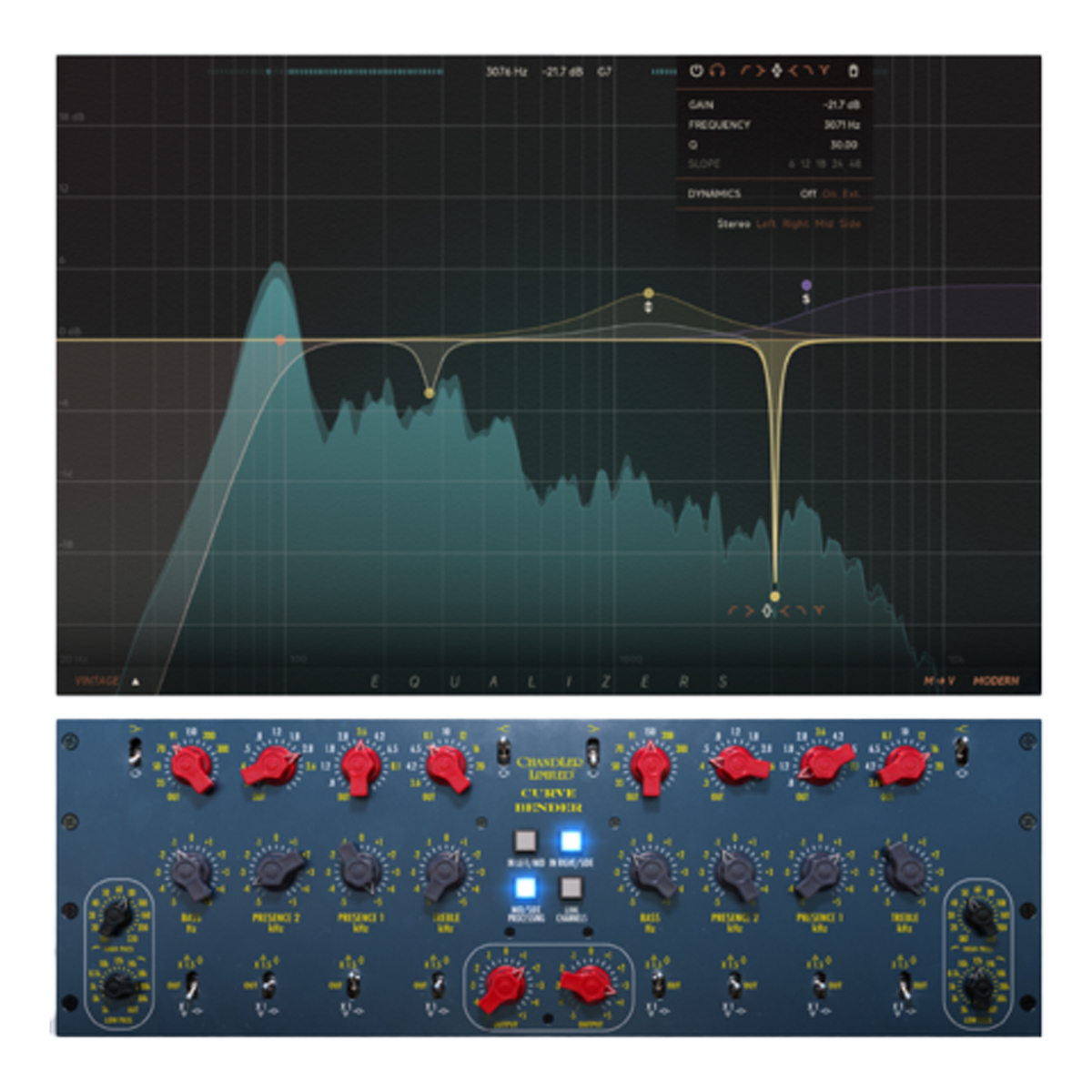 Equalizers + Chandler Limited Curve Bender