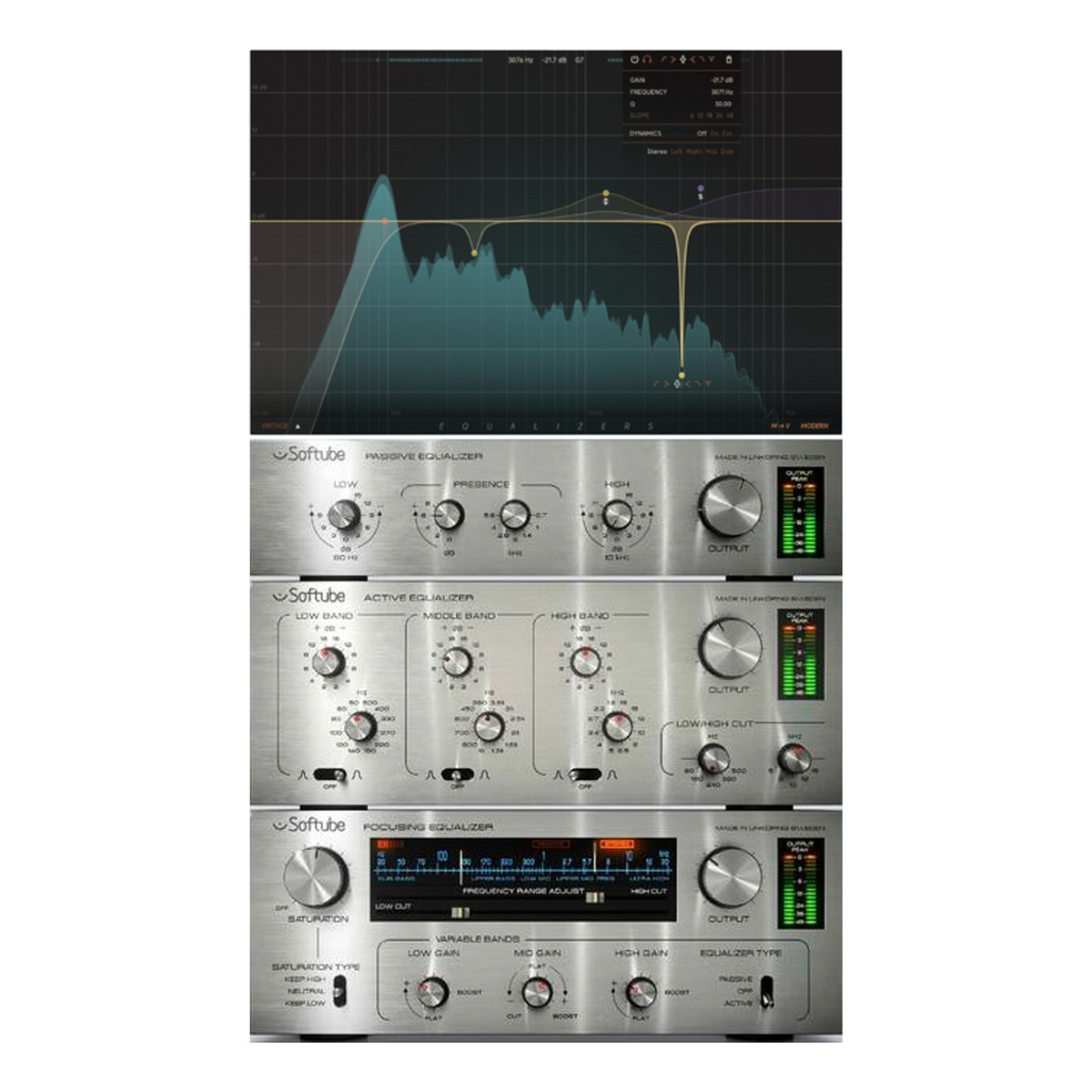 Equalizers + Passive-Active Pack