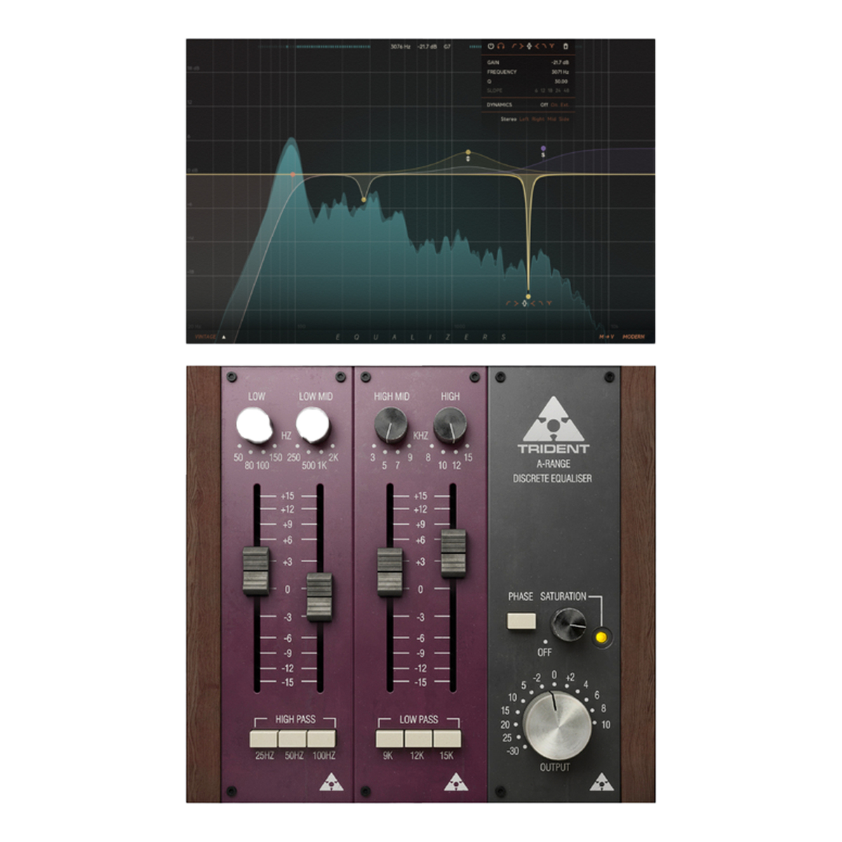 Equalizers + Trident A-range