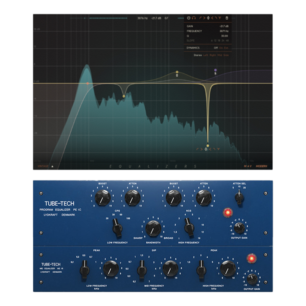 Equalizers + Tube-Tech Equalizers mk II
