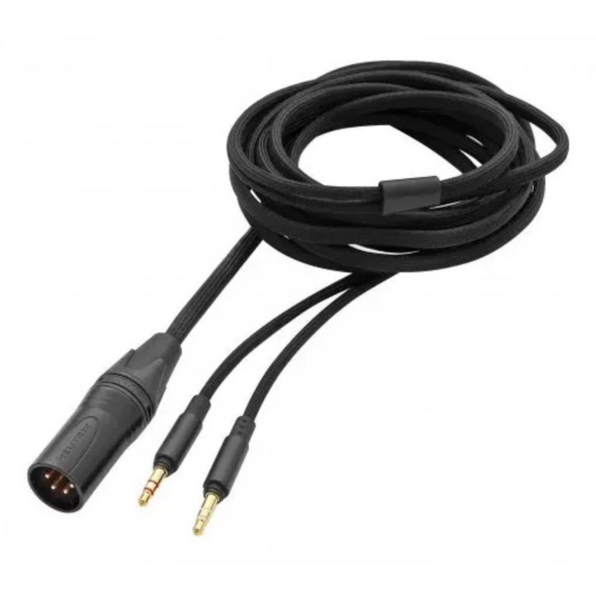 Audiophile cable balanced,  3.0 m (black), textile
