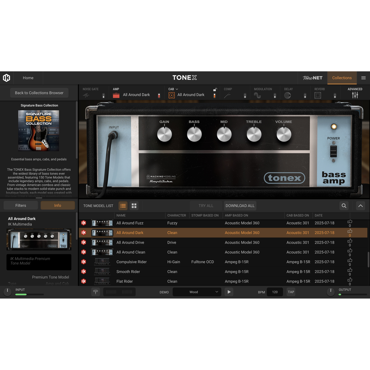 TONEX Signature Bass Collection