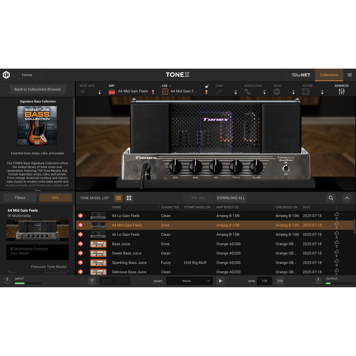 TONEX Signature Bass Collection