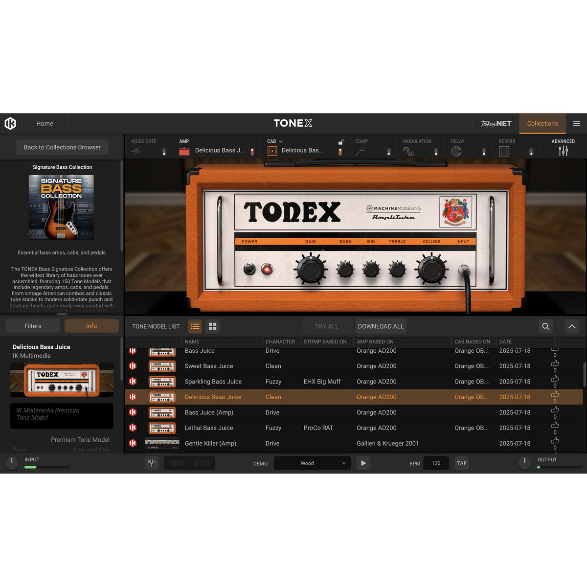 TONEX Signature Bass Collection