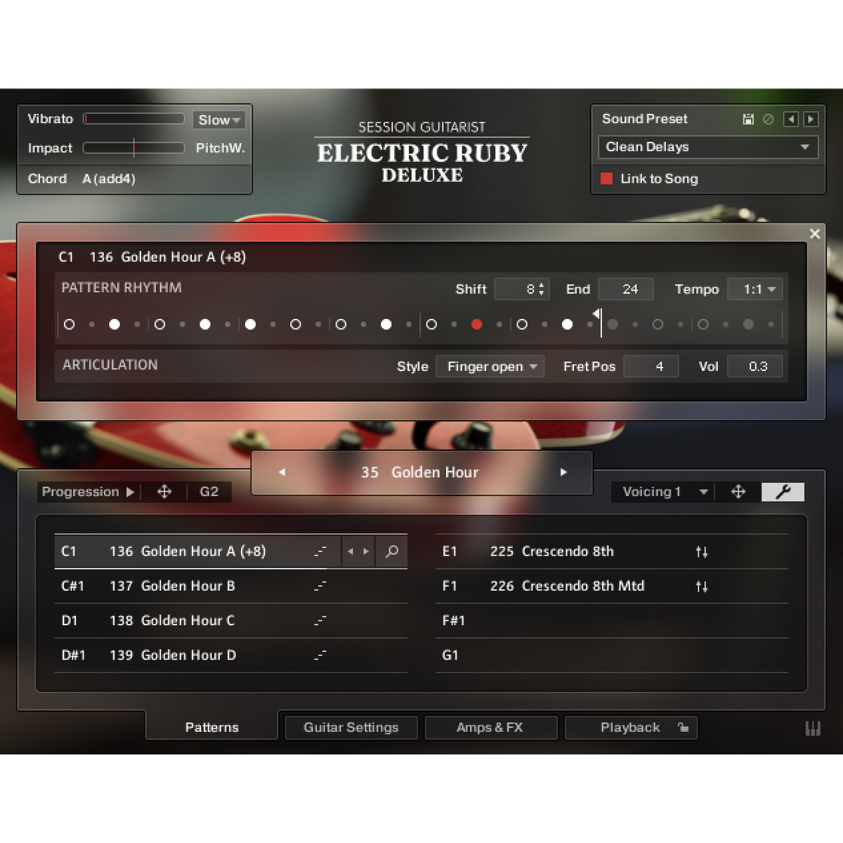 Session Guitarist - Electric Ruby Deluxe
