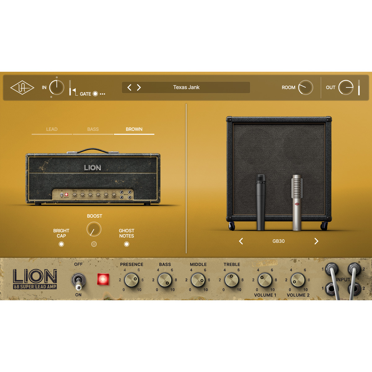UAD Lion '68 Super Lead Amp