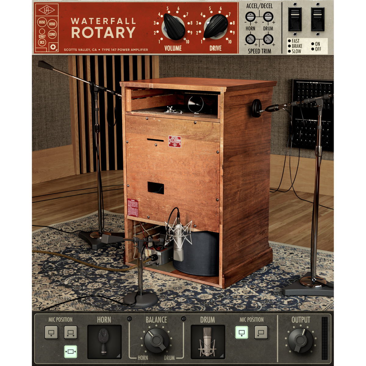 Waterfall Rotary Speaker