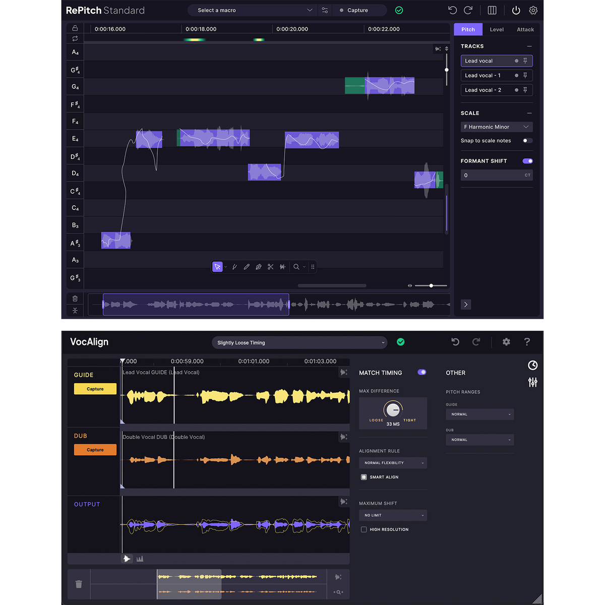 RePitch2 Standard + VocAlign Pro Bundle