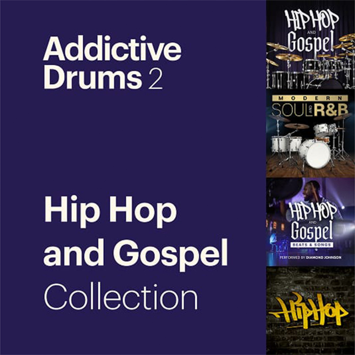Addictive Drums 2 : Hip Hop and Gospel Collection