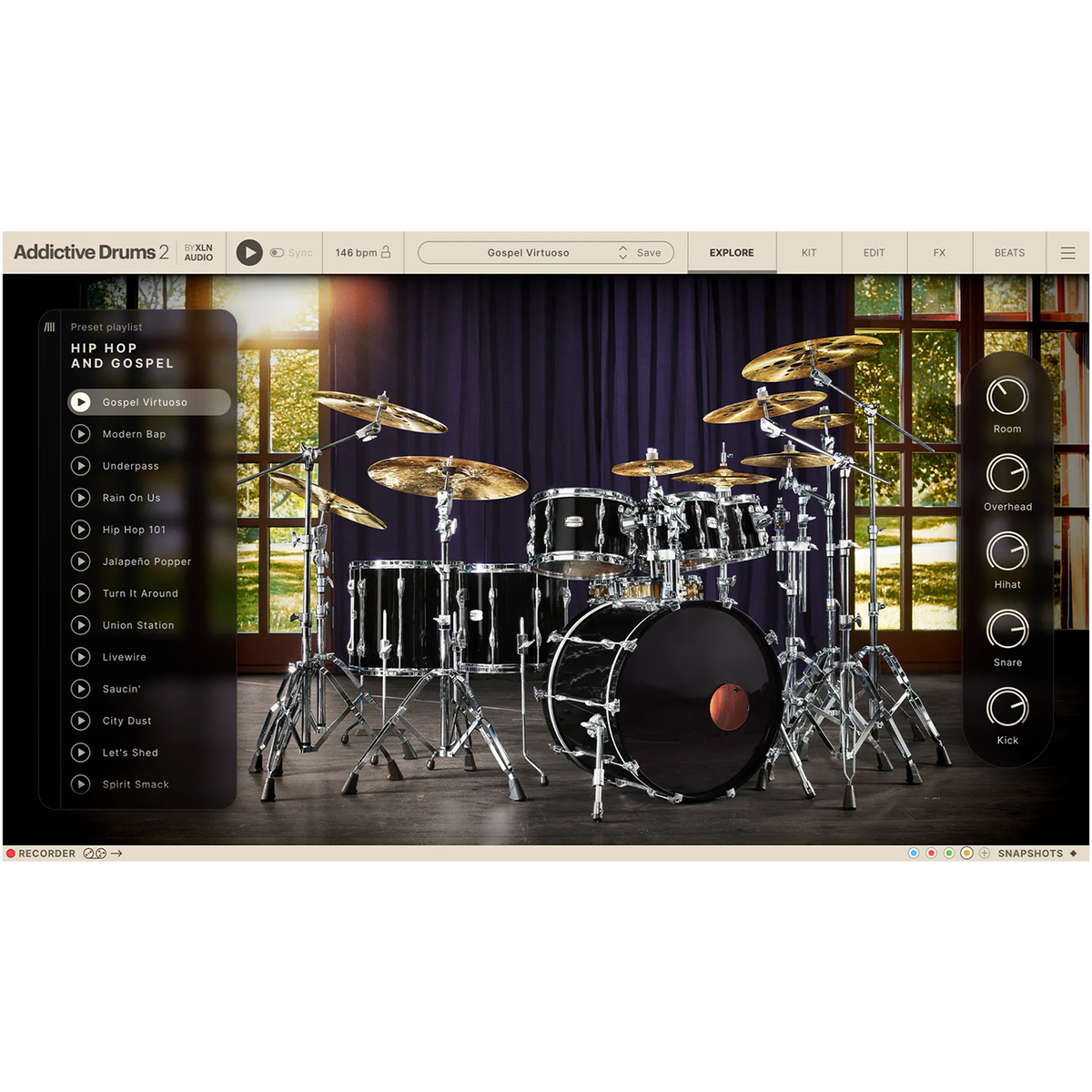 Addictive Drums 2 : Hip Hop and Gospel Collection