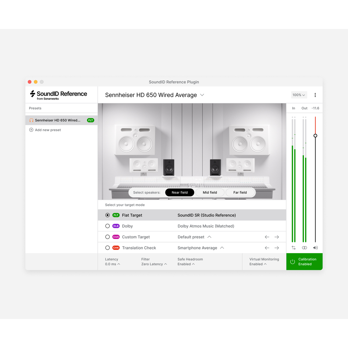 SoundID Reference Virtual Monitoring