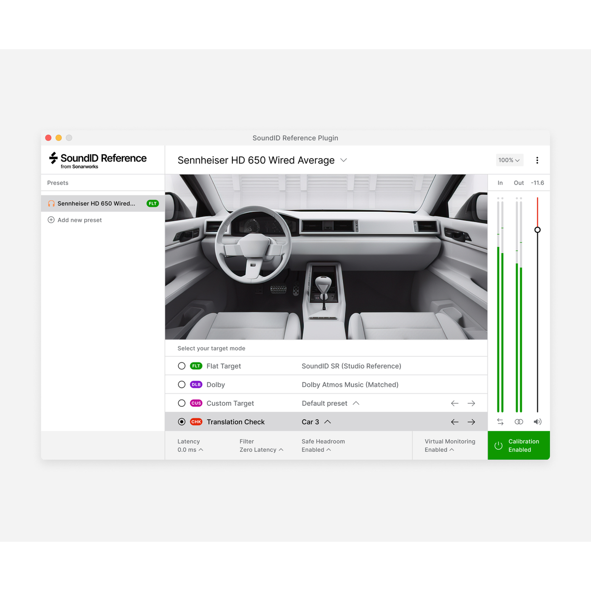 SoundID Reference Virtual Monitoring