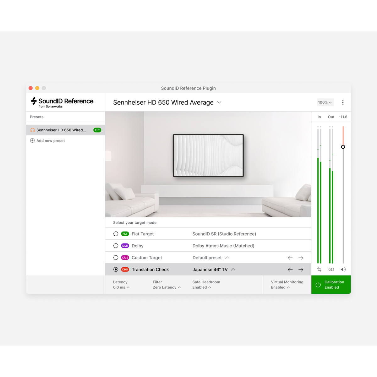 SoundID Reference Virtual Monitoring