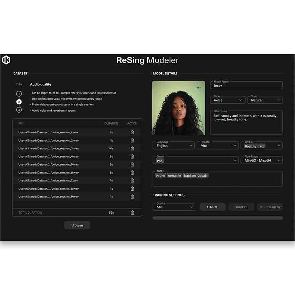 Unlimited Model Generation Add-on for ReSing