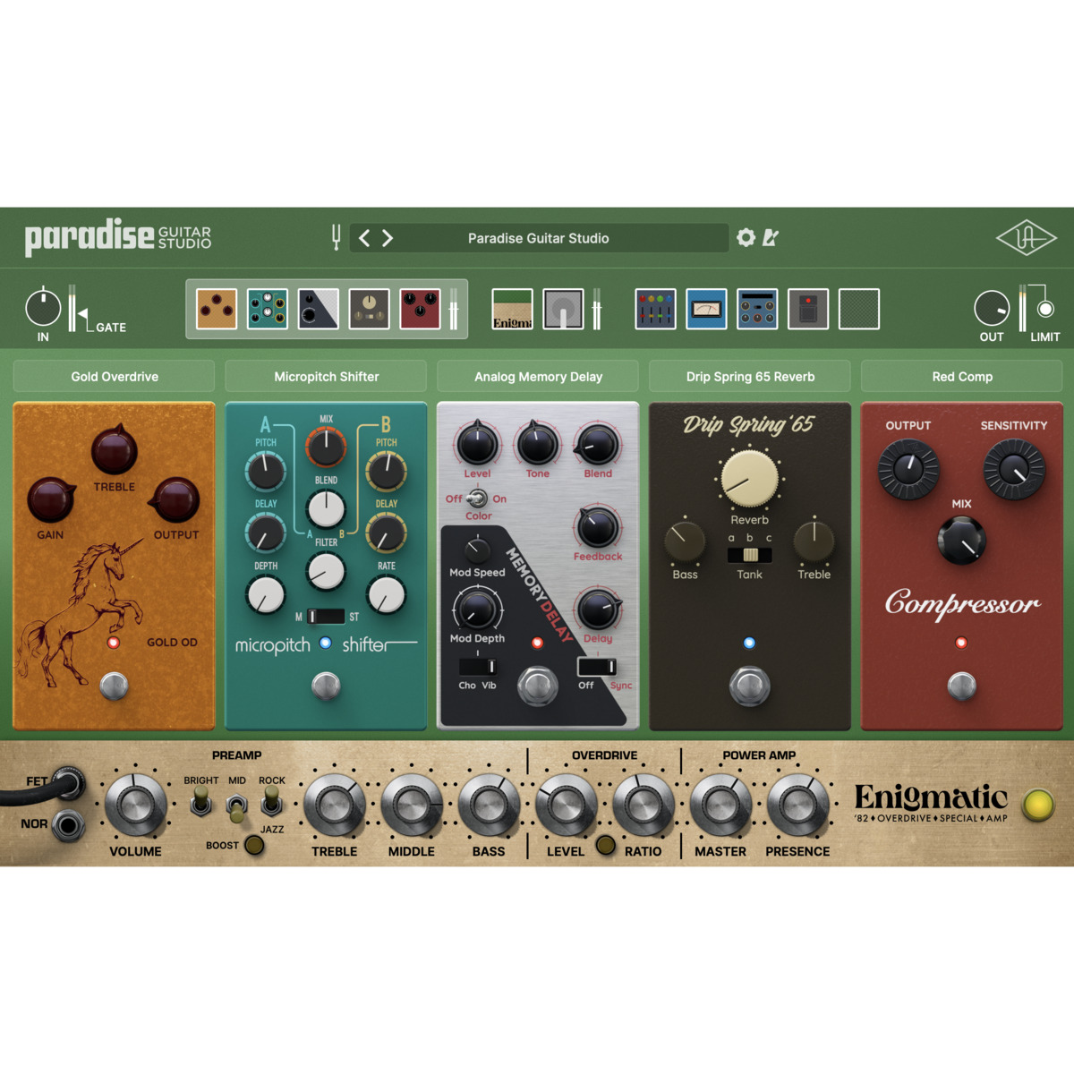 Paradise Guitar Studio Crossgrade from UAD Guitar Amp Bundle