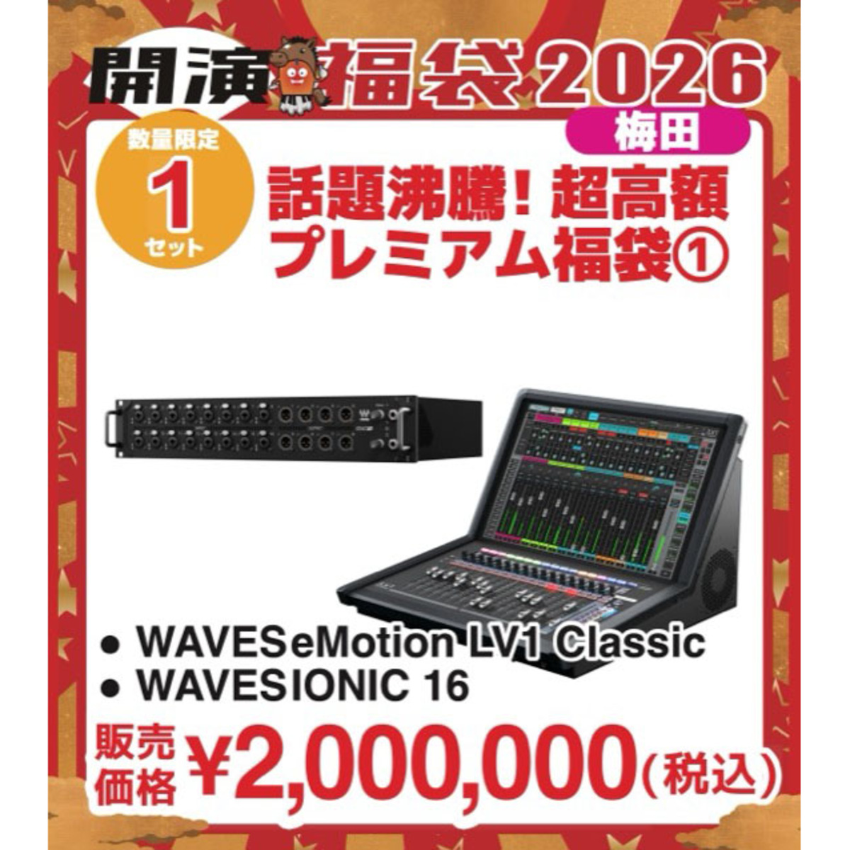 話題沸騰！超高額プレミアム福袋①