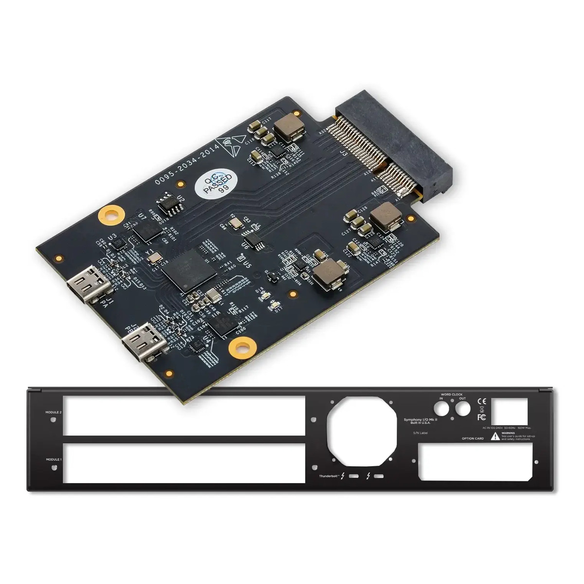 Symphony I/O MK II TB3 Card + Rear Panel