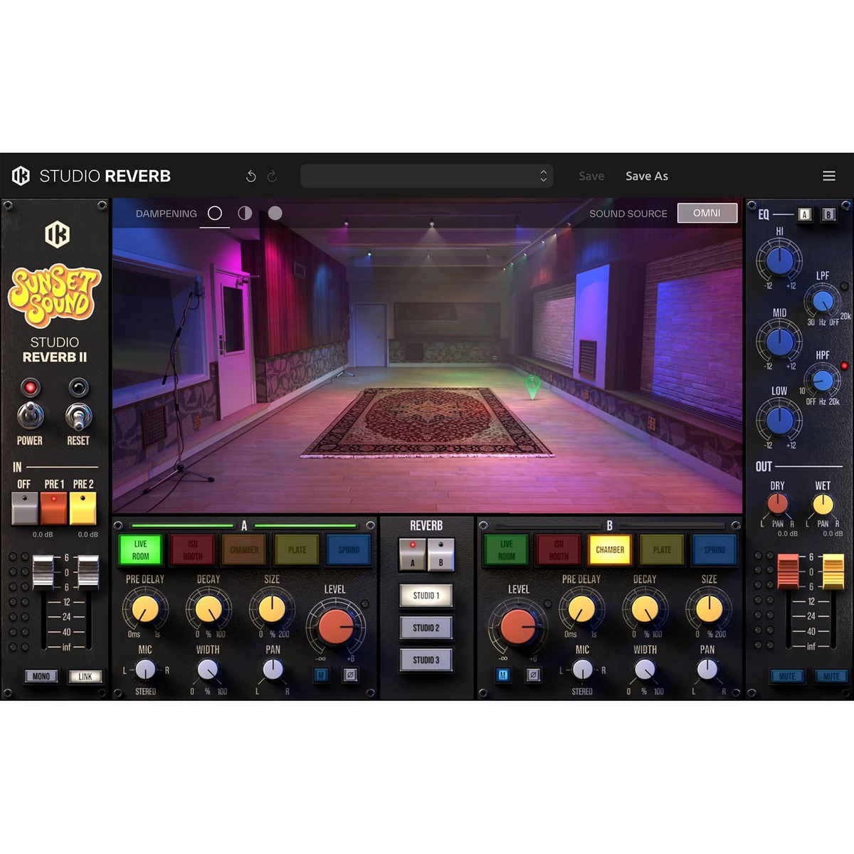 Sunset Sound Studio Reverb II