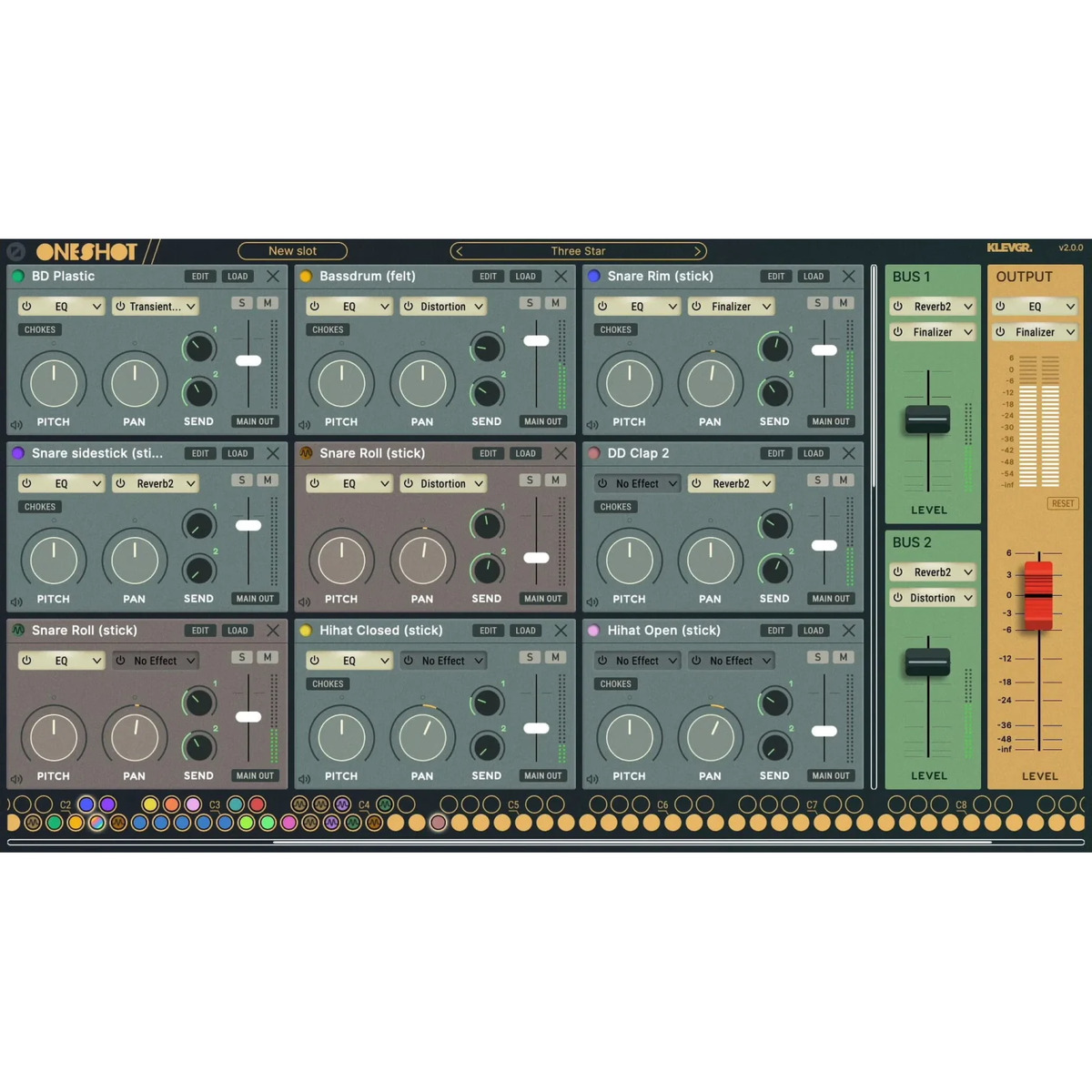 OneShot2 - DrumSampler