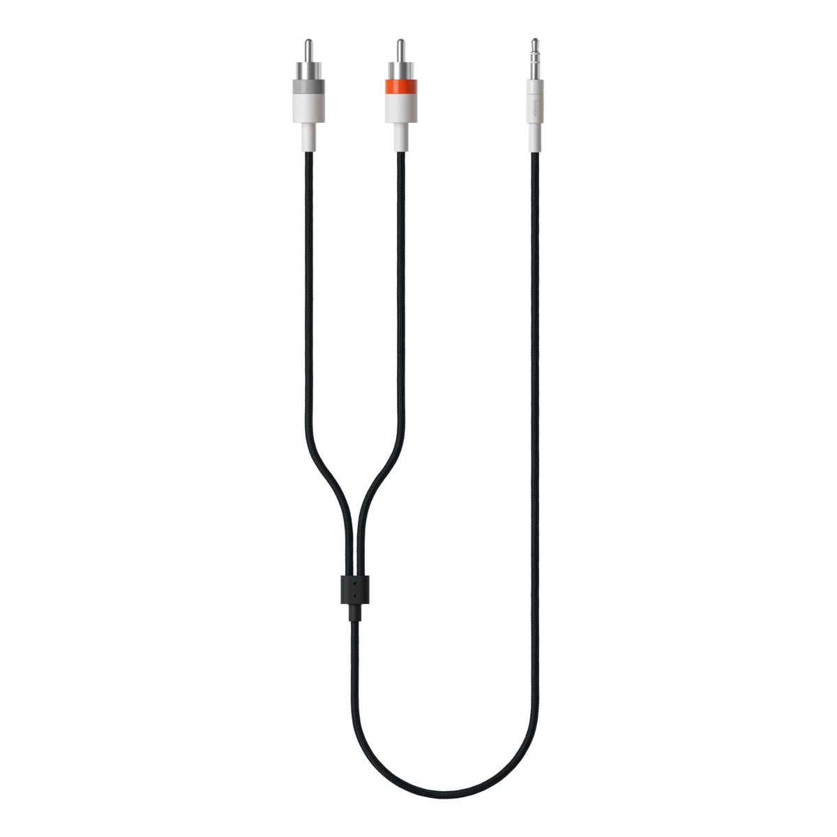textile cable 3.5mm to 2 x RCA