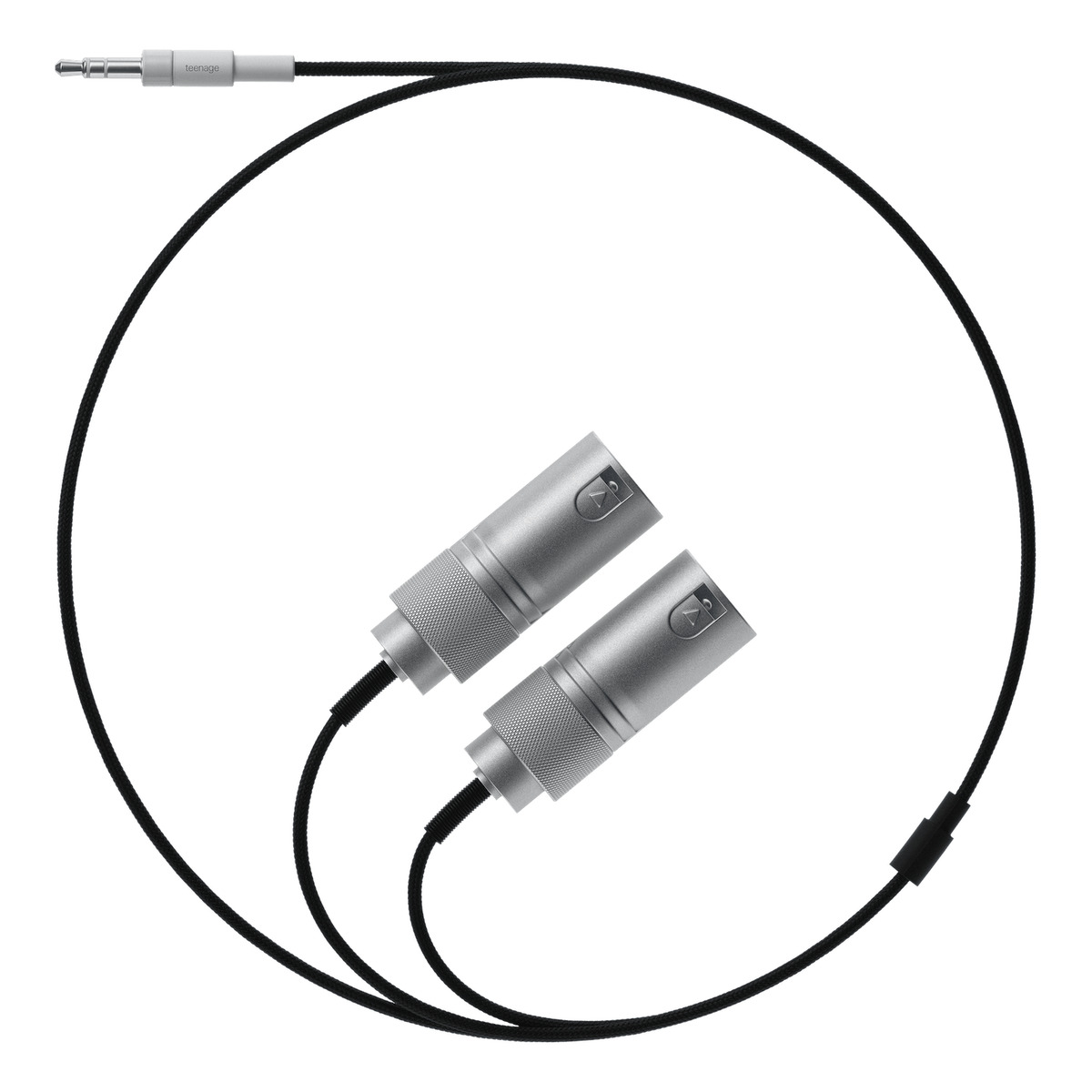 field audio cable 3.5mm to 2 x XLR (plug)